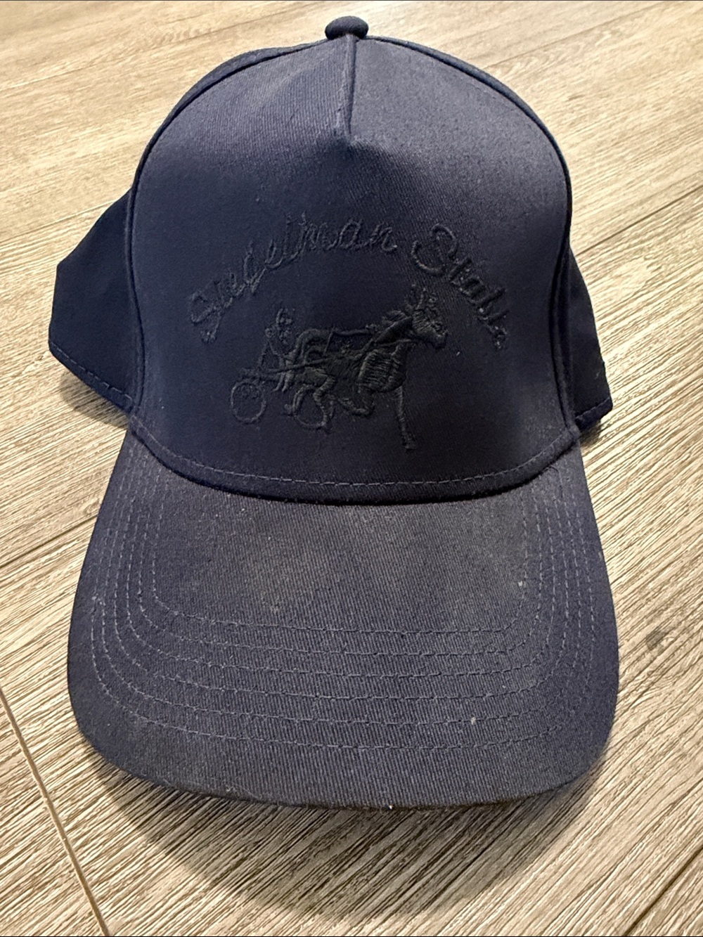 Siegelman Stable Navy w/ Black embroidery Baseball Cap